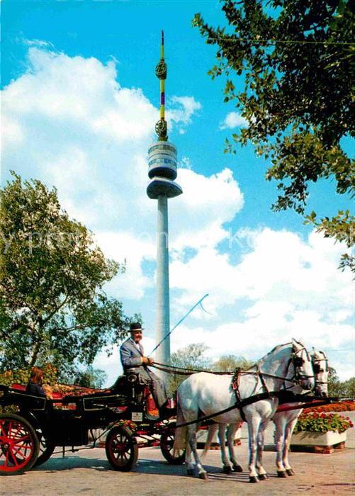 Pferdekutschen Fiaker Wien Donauturm