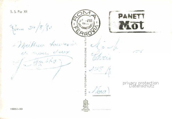 Papst Pius PP. XII. Vatikan – Bild 2