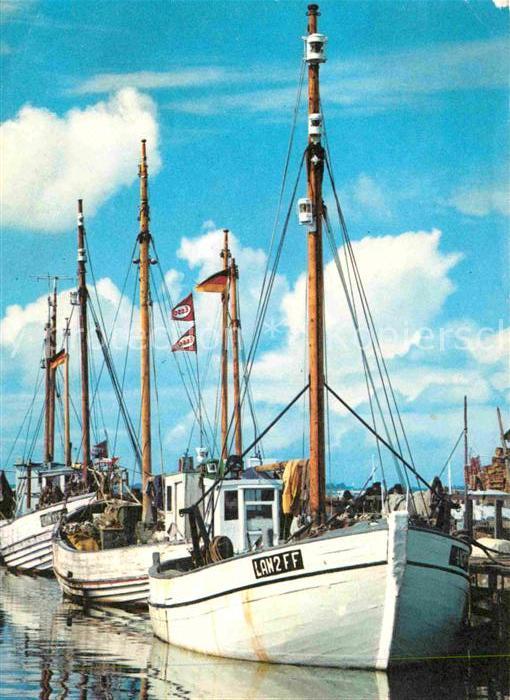 Segelboote Fischereihafen Langballigau