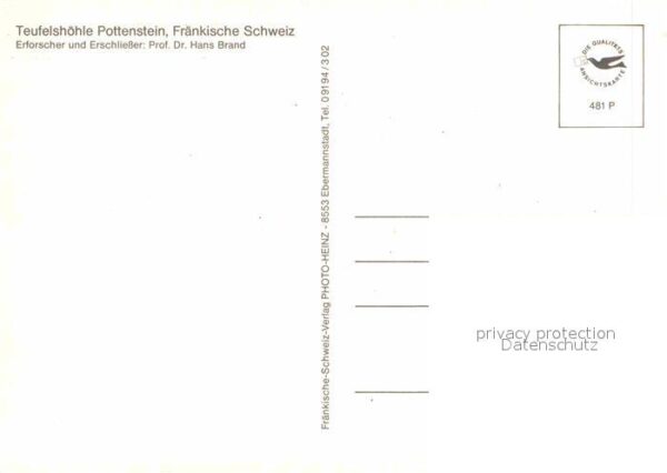 Hoehlen Caves Grottes Teufelshöhle Pottenstein – Bild 2
