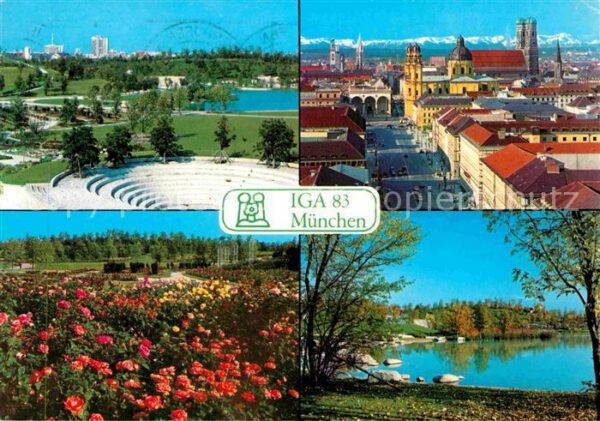 Gartenschau IGA München Theatron Rosengarten
