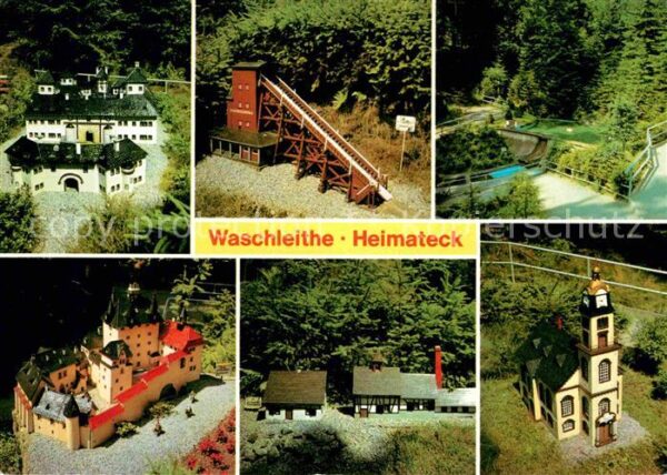 Miniatur Waschleithe Heimateck Talsperre Pöhl Al