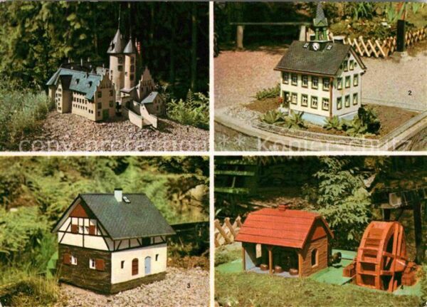Miniatur Waschleithe Heimateck Lochmühle in Laut