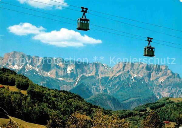 Seilbahn Salzberg Dürrnberg Hallein Untersberg