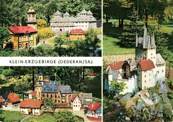 Miniatur Oederan Klein-Erzgebirge Schloss und Ki