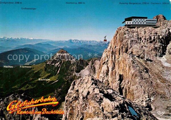 Seilbahn Gletscherbahn Ramsau Dachstein Bergstat