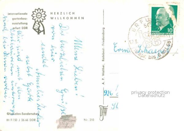 Gartenbauaustellung IGA Erfurt Gladiolen-Sonderschau – Bild 2