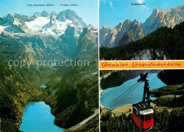 Seilbahn Gosaukamm Gosausee Gosaugletscher Hoher