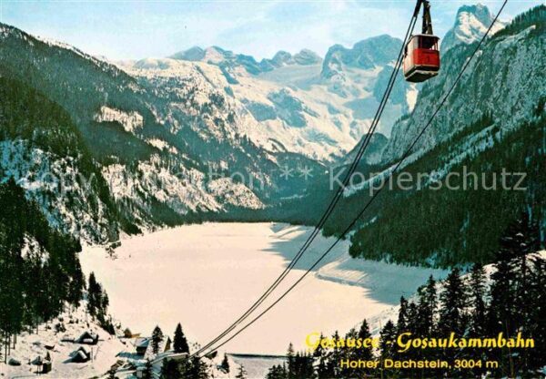 Seilbahn Gosaukamm Hoher Dachstein Gosausee