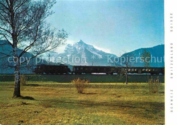 Eisenbahn Bundesbahn Schweiz Linie Zürich-Chur We