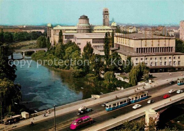 Strassenbahn München Ludwigsbrücke Deutsches Museum