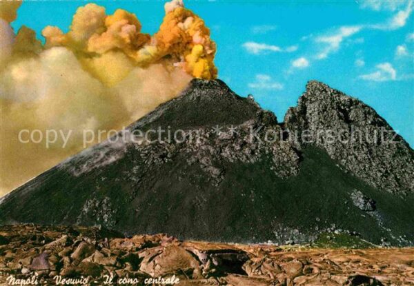 Vulkane Geysire Vulcans Geysers Napoli Vesuvio Cono Centrale