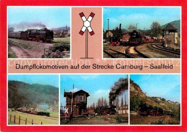 Lokomotive Dampflokomotiven Strecke Camburg-Saalfe