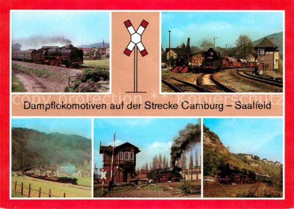 Lokomotive Etzelbach Bahnhof Rudolstadt-Schwarza D