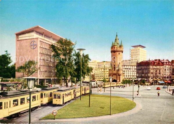 Strassenbahn Frankfurt am Main Eschenheimer Turm