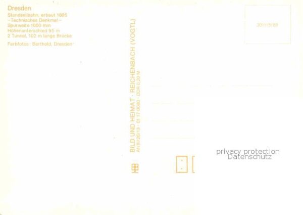 Eisenbahn Standseilbahn Dresden – Bild 2