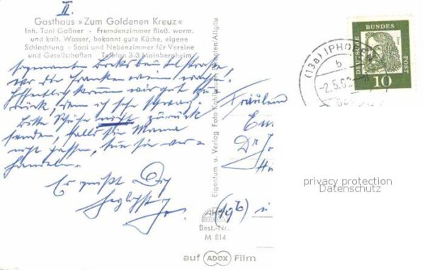 Iphofen Gasthaus Zum Goldenen Kreuz – Bild 2