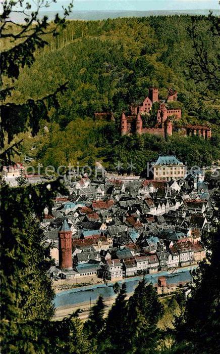 Wertheim Main Fliegeraufnahme mit Schloß