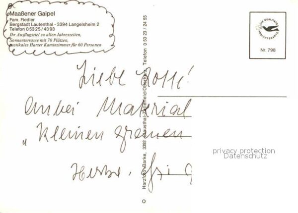 Langelsheim Maaßener Gaipel Fam. Fiedler – Bild 2