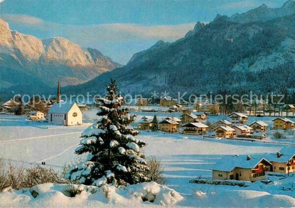 Bayerisch Gmain mit Untersberg und Lattengebirge bei Ba