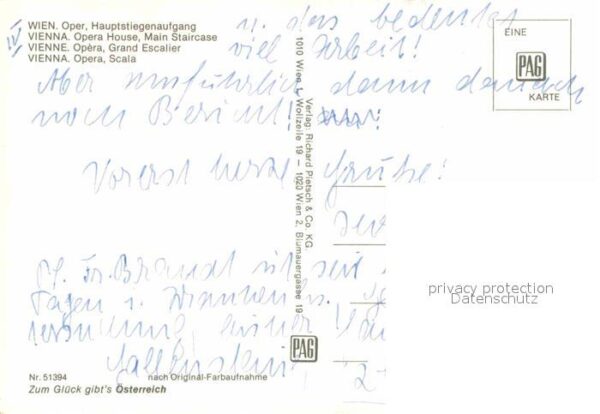 Wien Oper Haupstiegenaufgang – Bild 2
