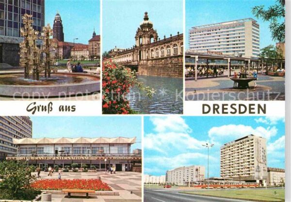 Dresden Glasbrunnen am Pirnaischen-Platz Zwinge