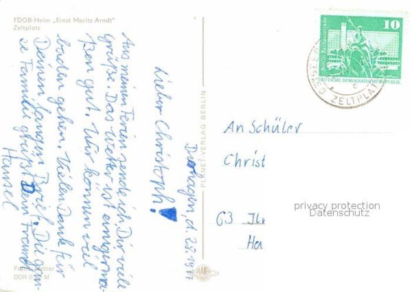 Dierhagen Ostseebad Stradn FDGB-Heim Ernst Moritz Arndt Cam – Bild 2