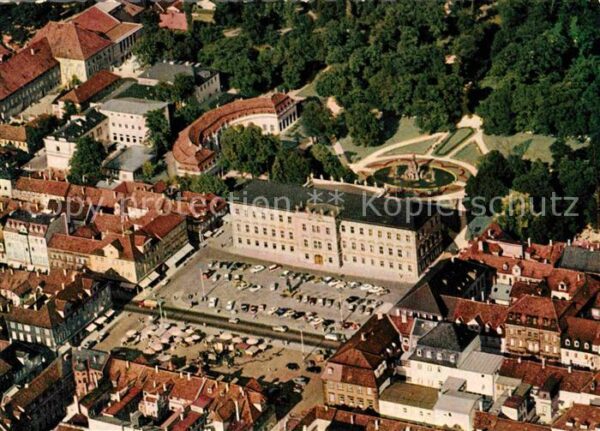 Erlangen Fliegeraufnahme Schloß mit Schloßpark