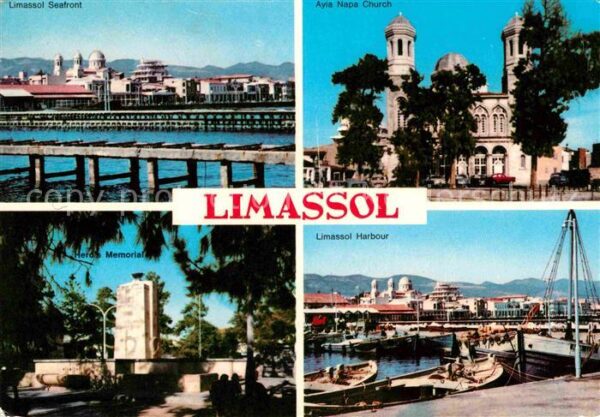 Limassol Seafront Harbour Ayia Napa Church