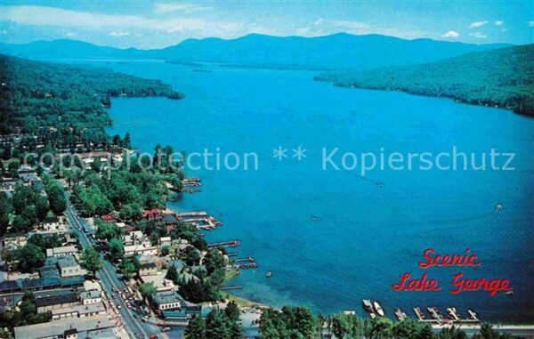 Lake George New York Fliegeraufnahme