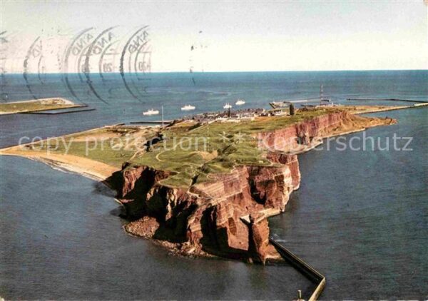 Helgoland Fliegeraufnahme Nordseeinsel