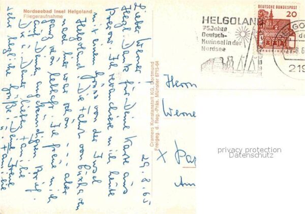 Helgoland Fliegeraufnahme Nordseeinsel – Bild 2