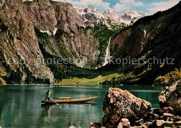 Berchtesgaden Obesee mit Teufelshörner und Röthbachfa