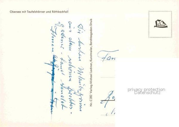 Berchtesgaden Obesee mit Teufelshörner und Röthbachfa – Bild 2
