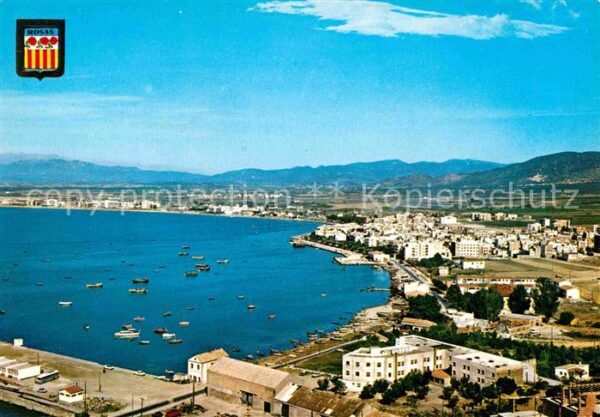 Rosas Costa Brava Cataluna Fliegeraufnahme