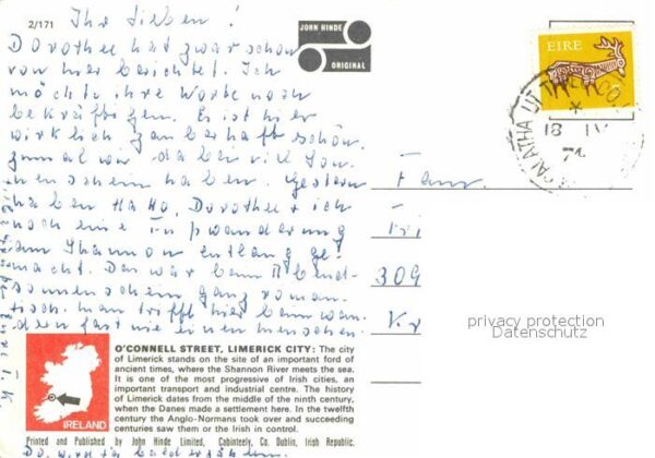 Limerick Irland O`Connelle Street – Bild 2