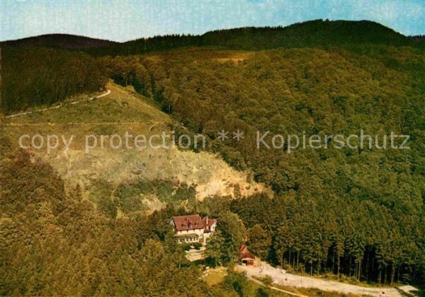 Bad Sachsa Harz Fliegeraufnahme Berghotel zum Katzenste