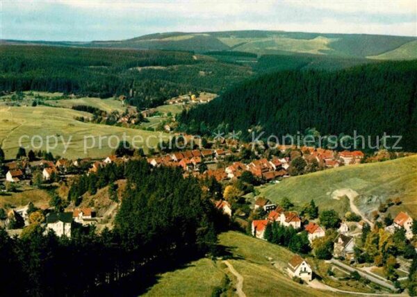Altenau Harz Fliegeraufnahme
