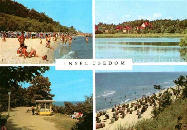 Koserow Ostseebad Usedom Strand Kölpinsee Ückeritz