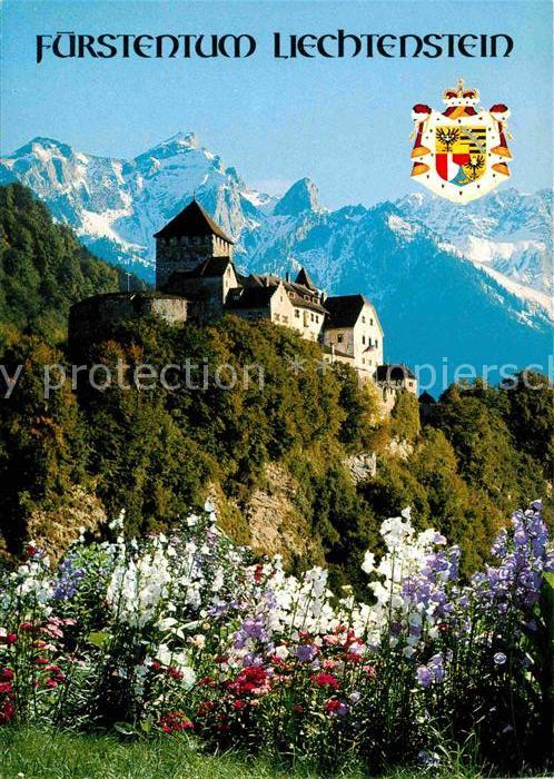 Liechtenstein  Fürstentum Schloss Vaduz