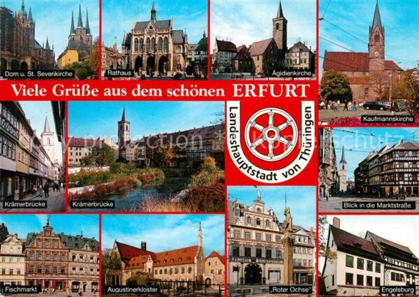 Erfurt Dom Severikirche Agidienkirche Krämerbr