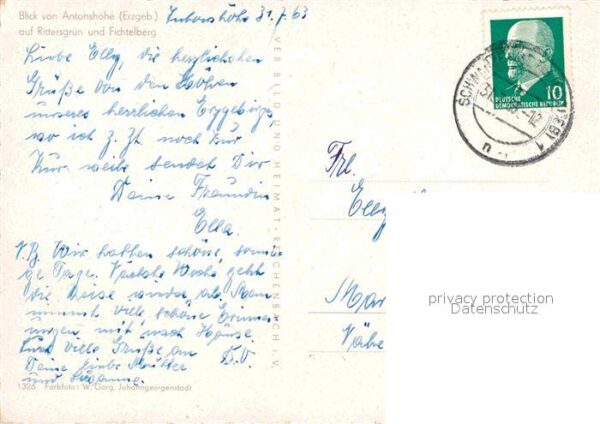 Antonshoehe Breitenbrunn Rittersgrün und Fichtelberg – Bild 2