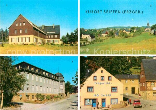 Seiffen Erzgebirge Erholungsheim Berghof Spielzeugmuseum E