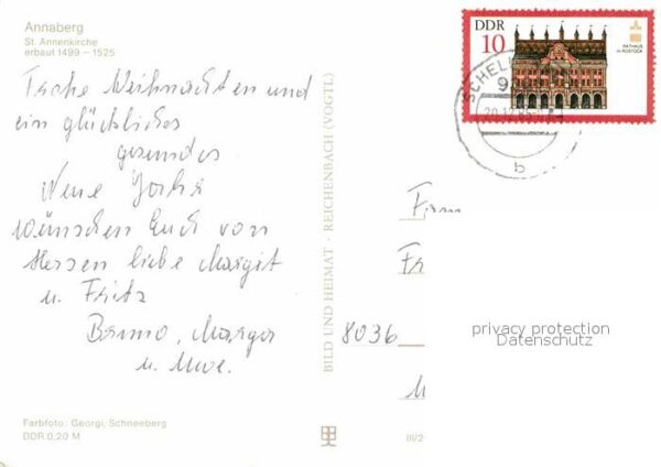 Annaberg-Buchholz Erzgebirge Kirche innen – Bild 2