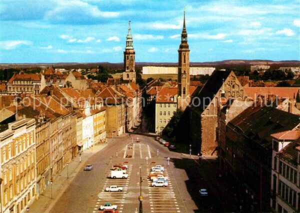 Goerlitz Sachsen Leninplatz Blick vom Reichenbacher  Tur
