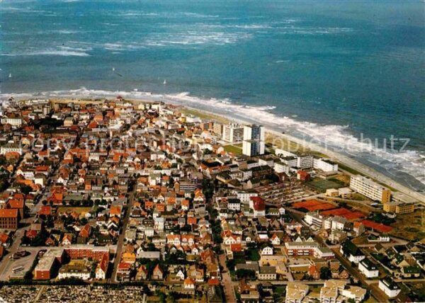 Norderney Nordseebad Fliegeraufnahme Westpromenade Marienhöh