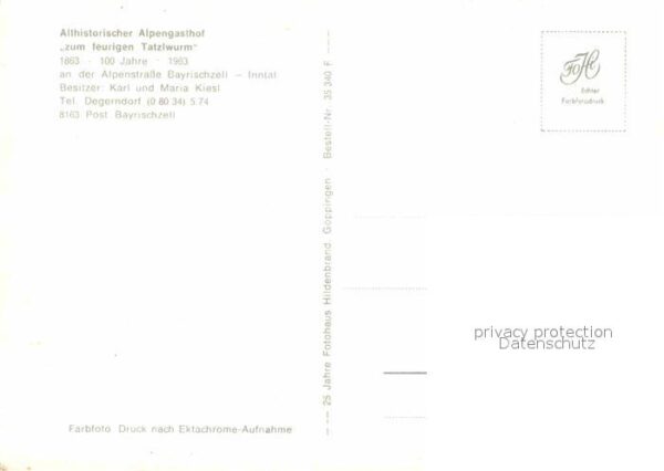 Bayrischzell Alpengasthof zum feurigen Tatzlwurm – Bild 2