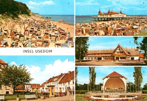 Ahlbeck Ostseebad Strand Seebrücke Usedom Damerow Herings