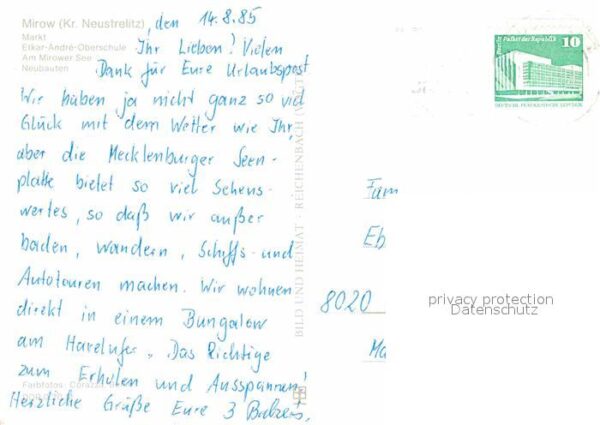 Mirow Markt Mirower See Strand – Bild 2