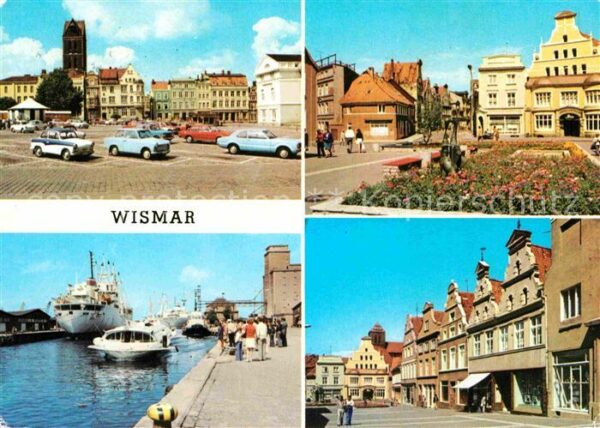 Wismar Mecklenburg Krämerstrasse Hafen Hohestrasse